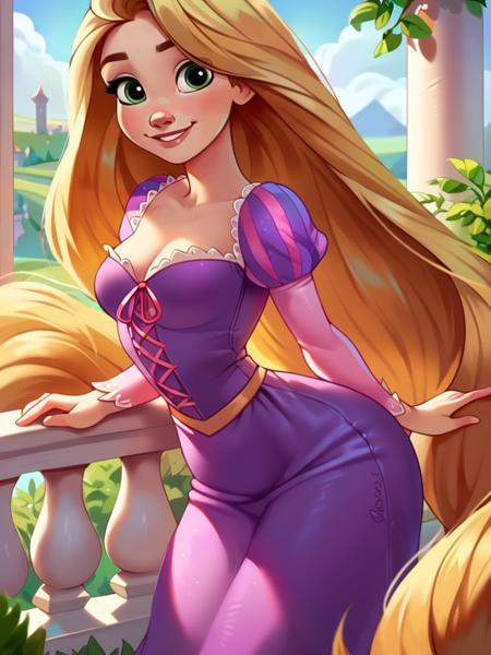 Rapunzel (Tangled) Disney Princess - SD 1.5 | XL PONY - by YeiyeiArt
