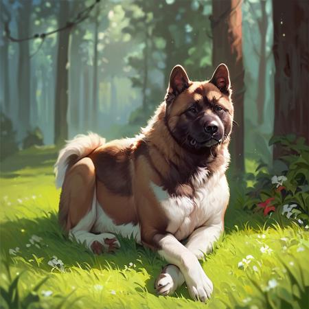 American Akita Pony