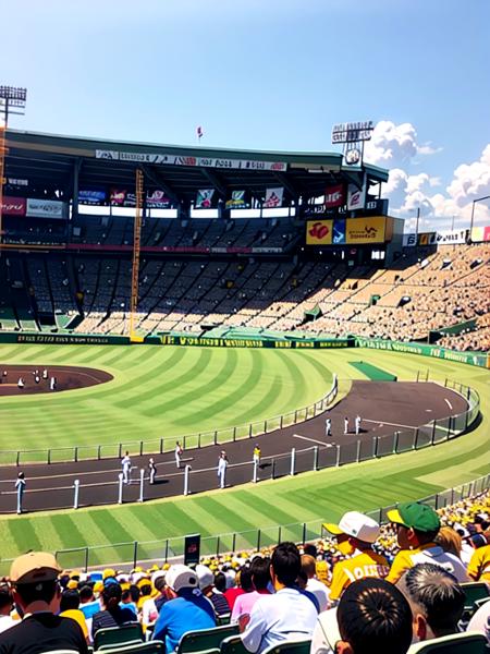 甲子園球場＆トラッキー Hanshin Koshien Studium & ToLucky