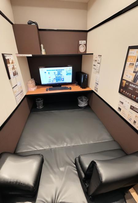 ネカフェ (Internet Cafes in Japan) SDXL