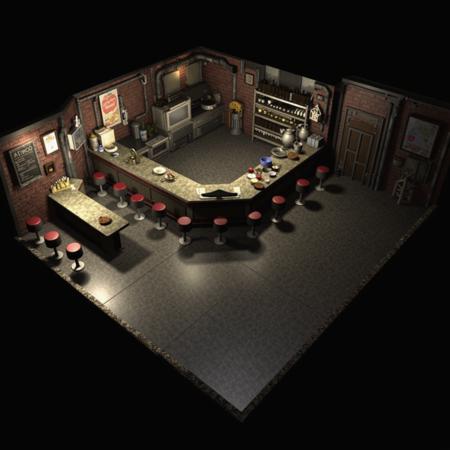 Final Fantasy 7 Original Background Style