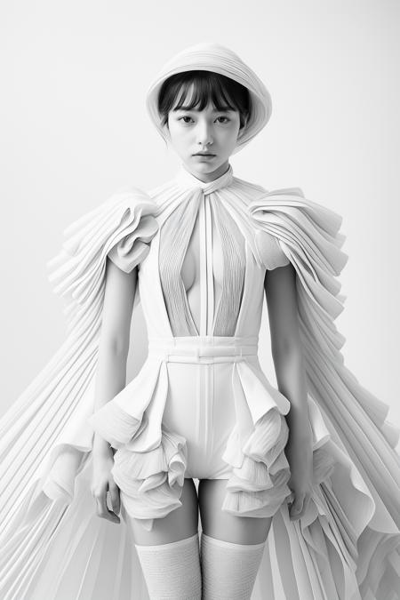 white issey miyake 三宅一生白