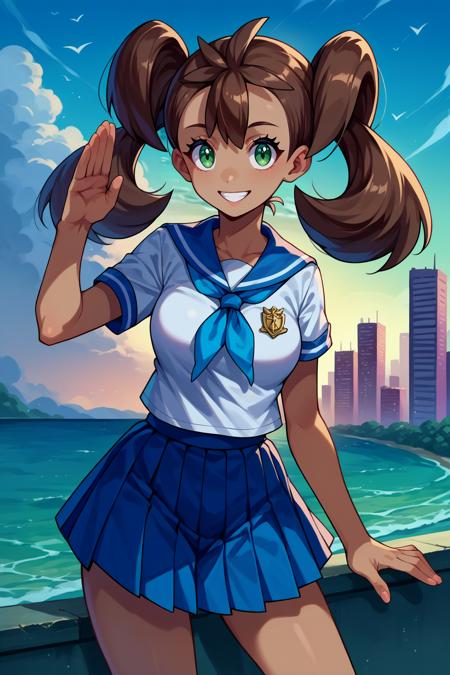 Shauna/サナ (Pokemon XY) SDXL LoRA | 3 Outfits [Pony Diffusion]