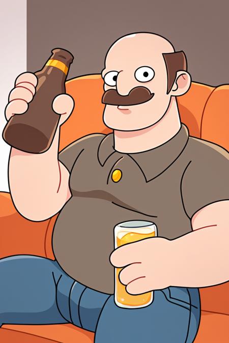 Classic Dad (Базовый Батя) VK stickers [LoRA]版本v1.0 Pony XL v6 (ID: 641699)
