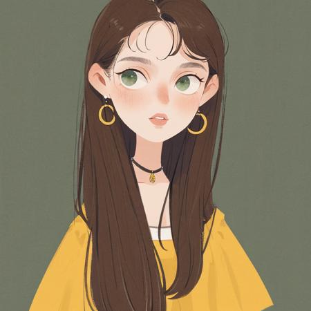 Hand-drawn portrait