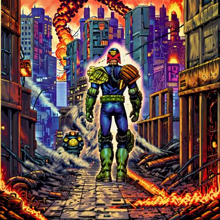 Judge Dredd Comic Style (SDXL)