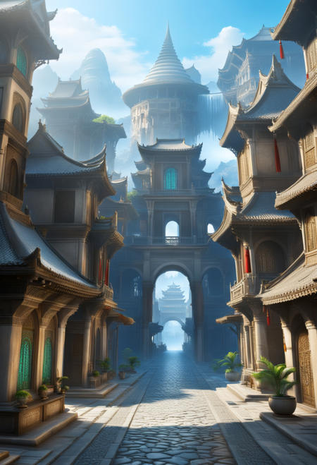 PAseer-SDXL-Etherealistic Cityscape