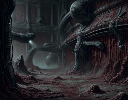 Scorn Environment Art Style Flux