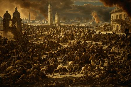 Napoleonic Era Battle Painting