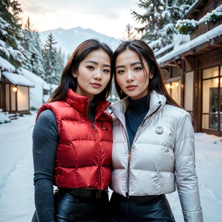 Cropped Puffer Vests - Puffer Jacket and Down Jacket