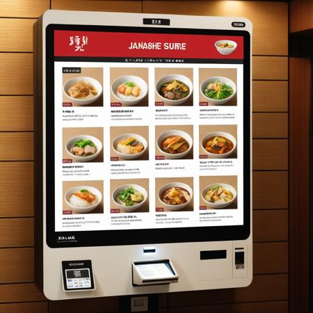 Self-service ordering machine