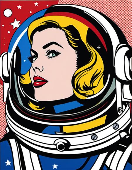 Pop Art - Roy Lichtenstein Style - SDXL 1.0