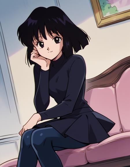 Hotaru Tomoe (土萠 ほたる) / Sailor Saturn (セーラーサターン) - Sailor Moon (美少女戦士セーラームーン) - COMMISSION W/ DATASET版本anime s3 (ID: 682494)