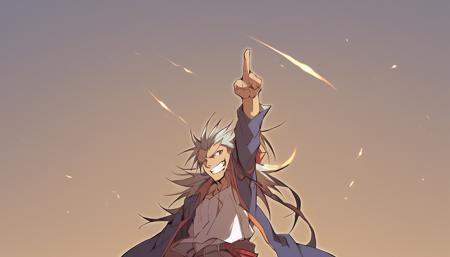 Finger to the sky