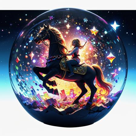 Christmas crystal ball