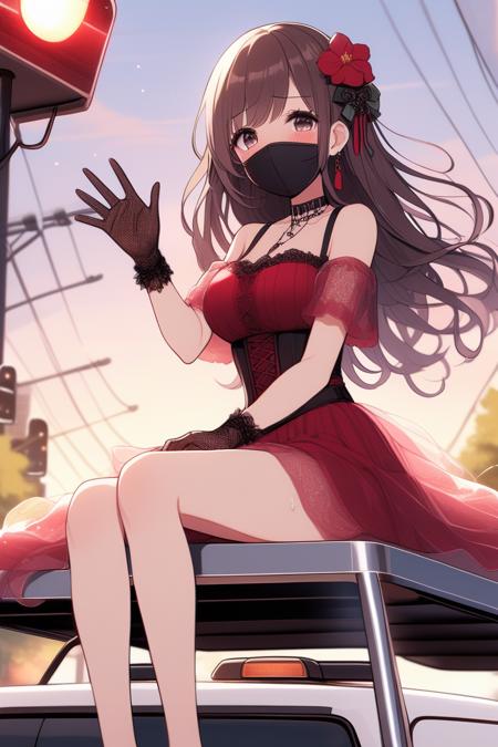 girl like parade float