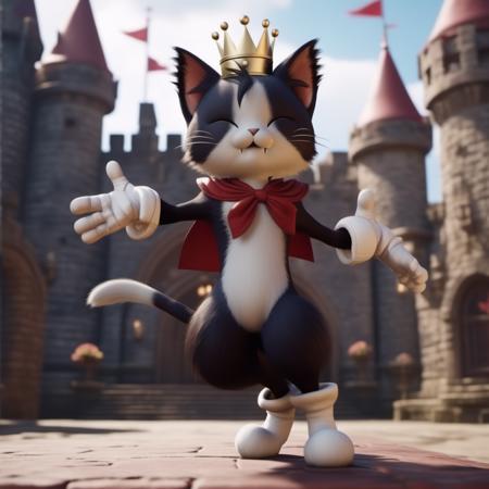 Cait Sith - Final Fantasy VII - SDXL