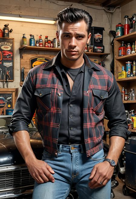 Dynamic Wildcard - greaser from 1950s unleashed