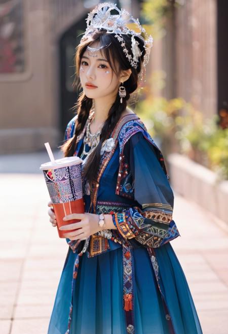 苗元素衣服SDXL|Hmong Elements costume