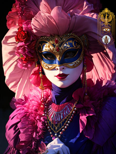 Venetian Carnival Dress Mask ?PapyLoop?版本Venetian Mask (ID: 345328)