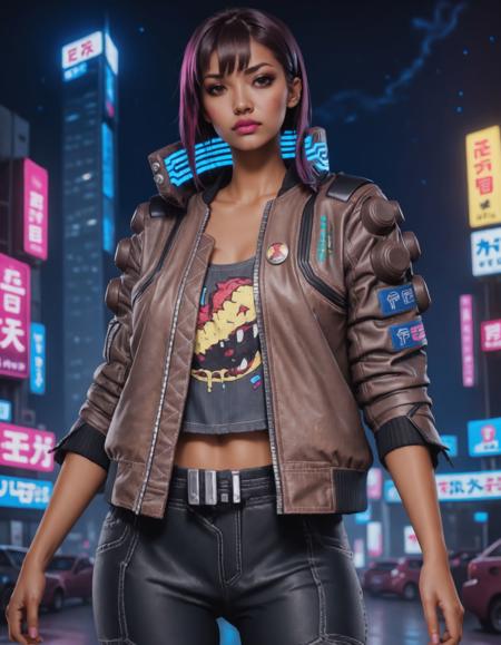Cyberpunk Samurai Jacket SDXL