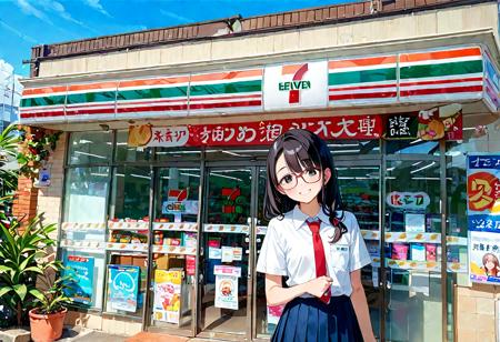コンビニの外観7 PONY