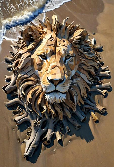 Driftwood Detailed Art - Dream Diffusion - By DICE