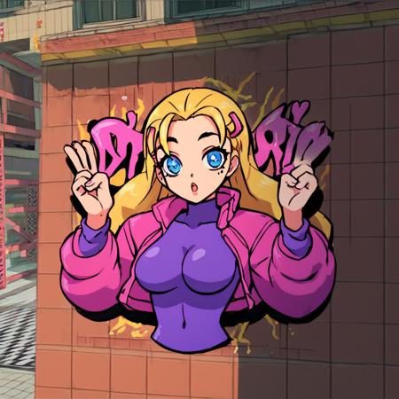 Character graffiti Pony (Bomb rush cyberfunk)