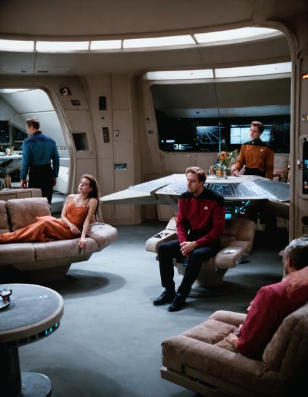 Star Trek TNG Cinematic Style - Flux/SDXL/Pony