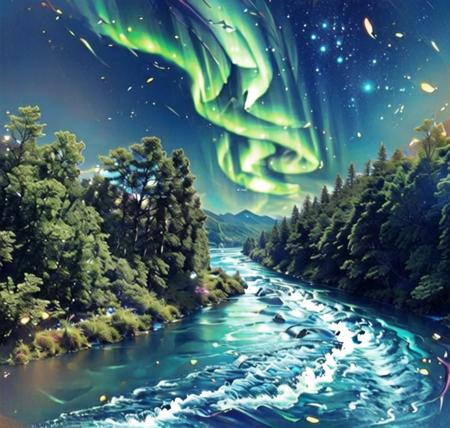 Auroral Background版本Flare Background (ID: 93628)