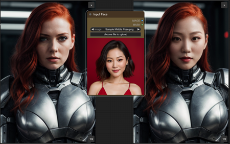 Three Step Face Swap Workflow in ComfyUI