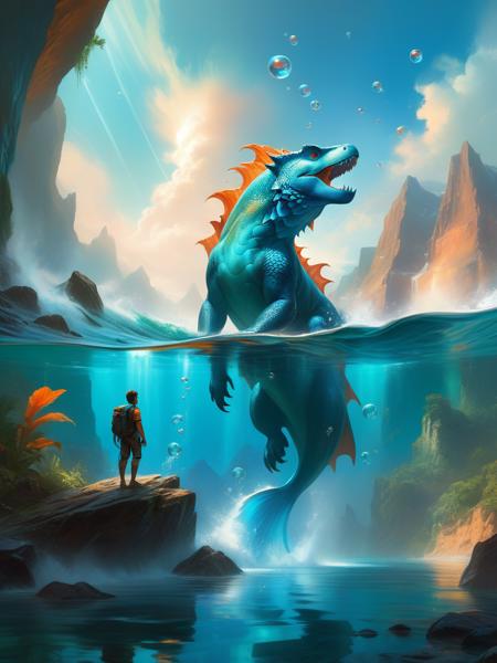 painting art Landscape XL by Happy Ai/10/landscape/Nature Scene/Outer Space/Space exploration/Scifi game scene/paintings/oil paintings/illustrations/风景画/插画/动画/绘画/絵画/그림/