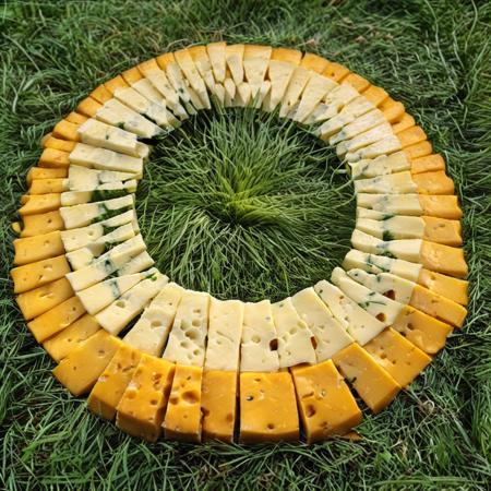 Andy Goldsworthy style nature art - portals, circles, spheres and spirals for SDXL