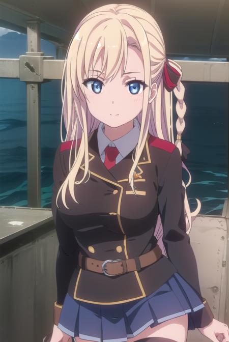 Wilhelmina Braunschweig Ingenohl Friedeburg (ヴィルヘルミーナ・ブラウンシュヴァイク・インゲノール・フリーデブルク) - High School Fleet (ハイスクール・フリート)