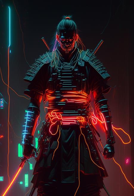 Dark Electric Neon Wires , D_Ewir3s  SDXL lora