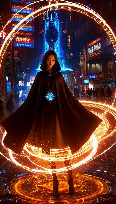 白棱(FLUX,XL)_魔法阵-bailing XL_Magic Array