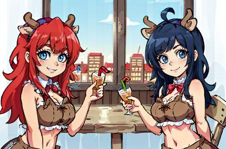 Reindeer Waitress Outfit