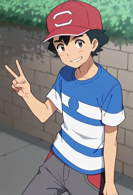 Ash Ketchum - Pokémon Sun and Moon version - Pony + Illustrious