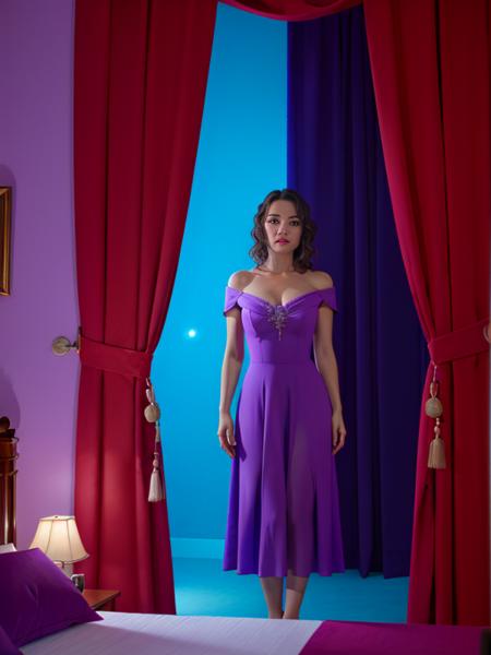 Giallostyle from the movies of Mario Bava and Argento (70's Retro, horror, liminal spaces)