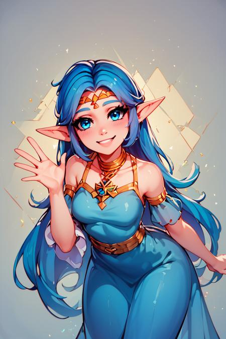 Nayru (The Legend Of Zelda: Oracle of Seasons) [Pony & SD1.5]