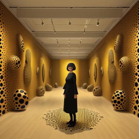 Yayoi Kusama's Eyes - polka dots