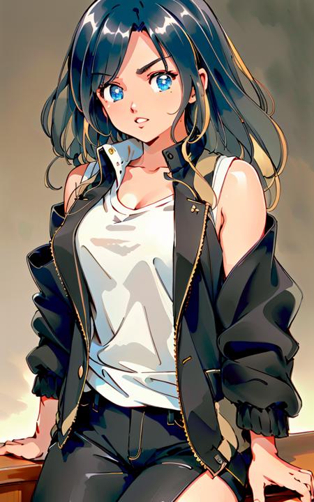 Adachi Mitsuru (colored) style