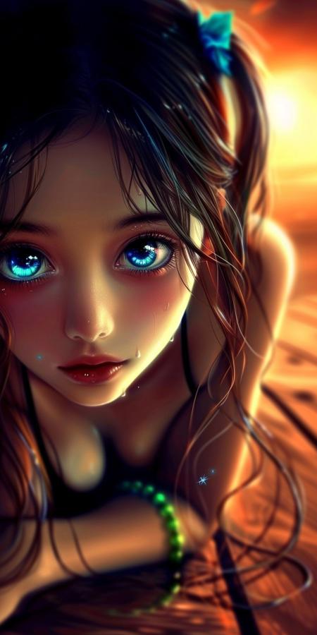 Smire (green eye dream girl)