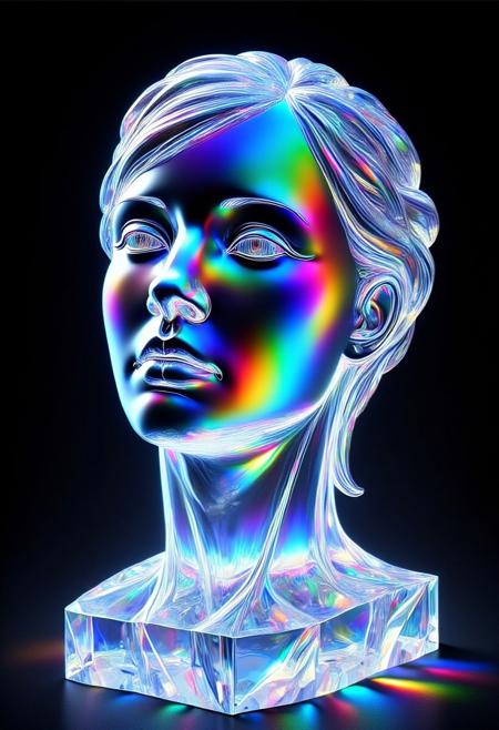 Prismatic Crystal World Morph for Flux