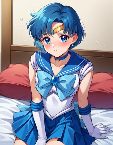 Ami Mizuno (水野 亜美) / Sailor Mercury (セーラーマーキュリー) - Sailor Moon (美少女戦士セーラームーン) - COMMISSION W/ DATASET