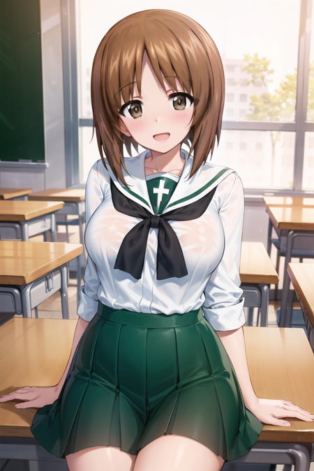 Girls und Panzer Nishizumi Miho