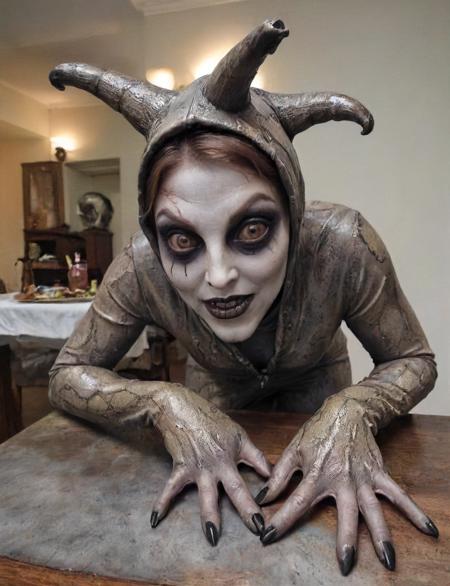 SDXL - Creepy Freakish & Badly Made Costumes