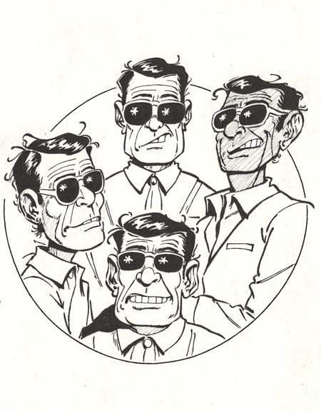 French 1970's Satirical Comics - Gotlib Style