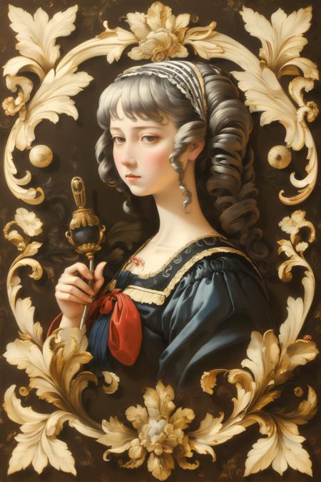style of Baroque patten 354