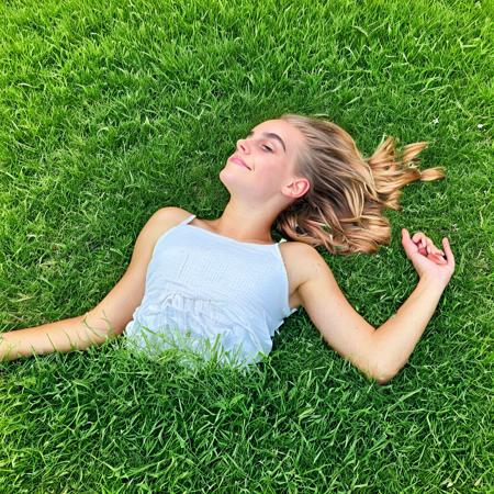 SD3 Experience - Girl Lying on Grass